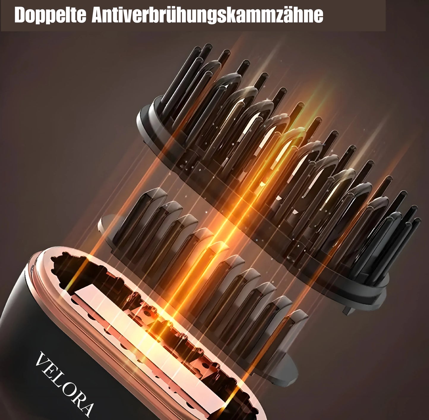 VELORA Mini Haarglättungsbürste