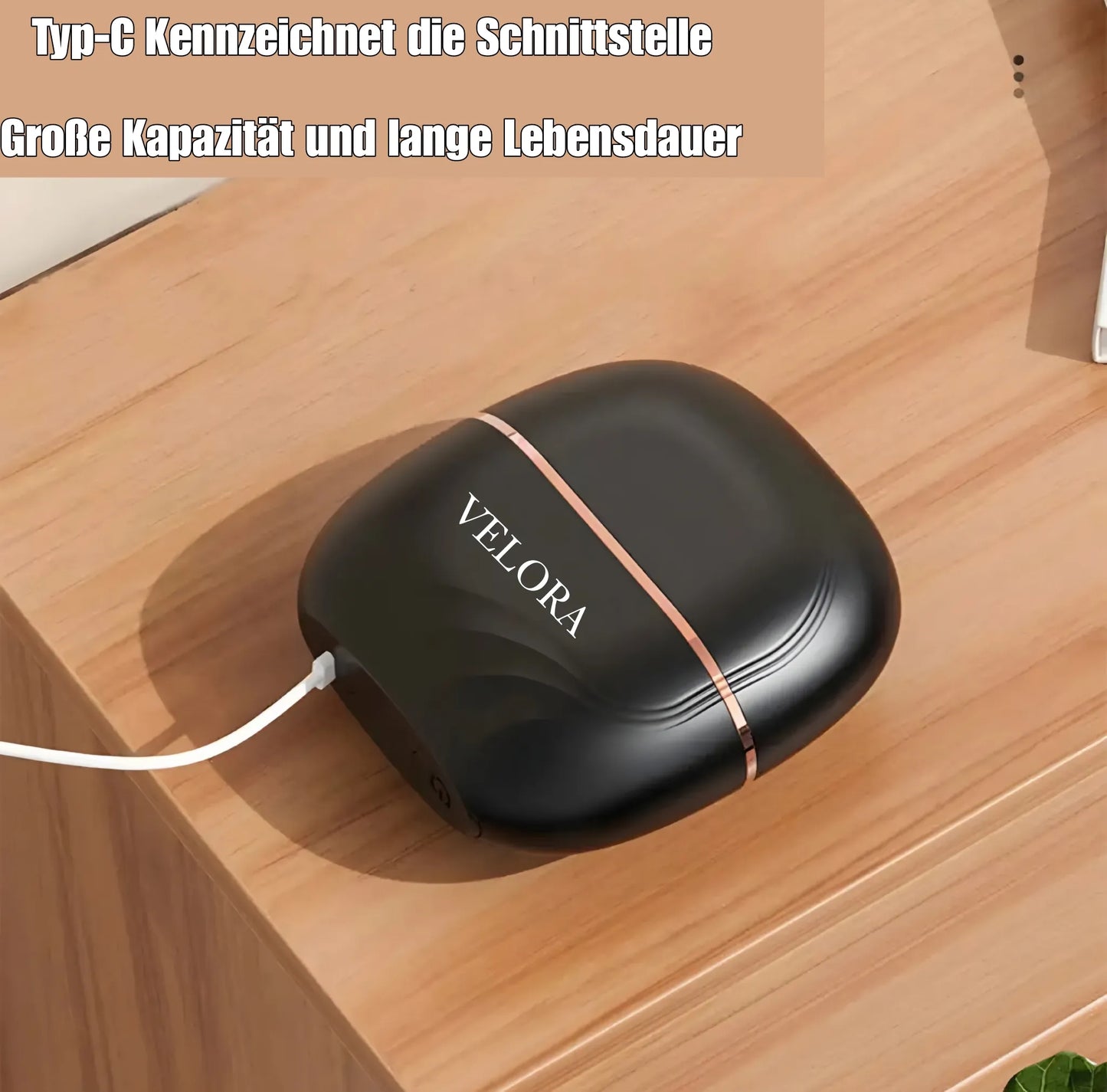 VELORA Mini Haarglättungsbürste