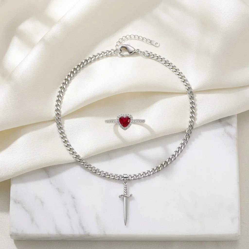VELORA Couple Set | Herz & Schwert