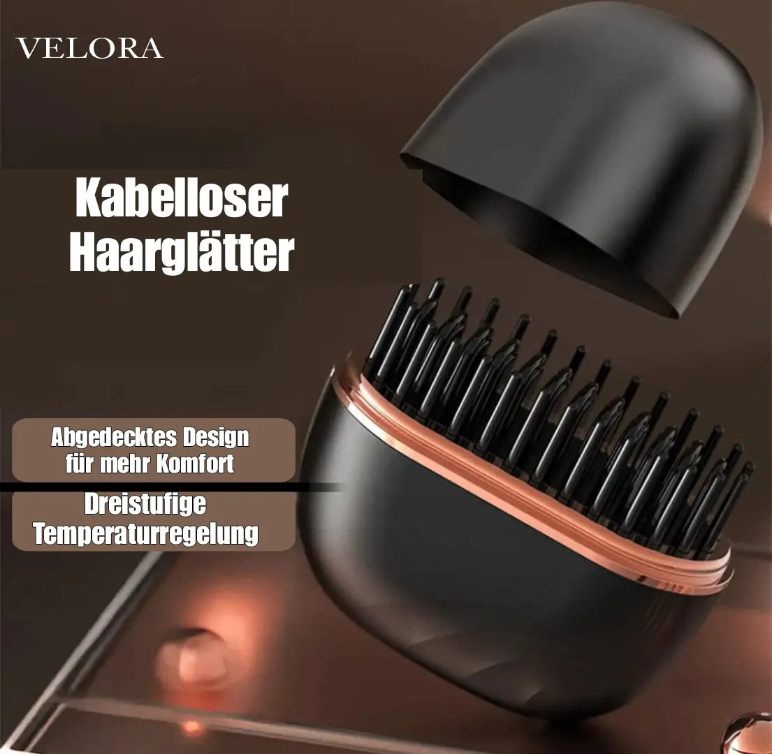 VELORA Mini Haarglättungsbürste